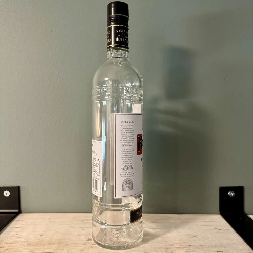 Ketel One Vodka Empty Liquor Alcohol Bottle | Crafts Upcycle Art
